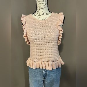 MABLE Light Pink Sweater Tank, size M